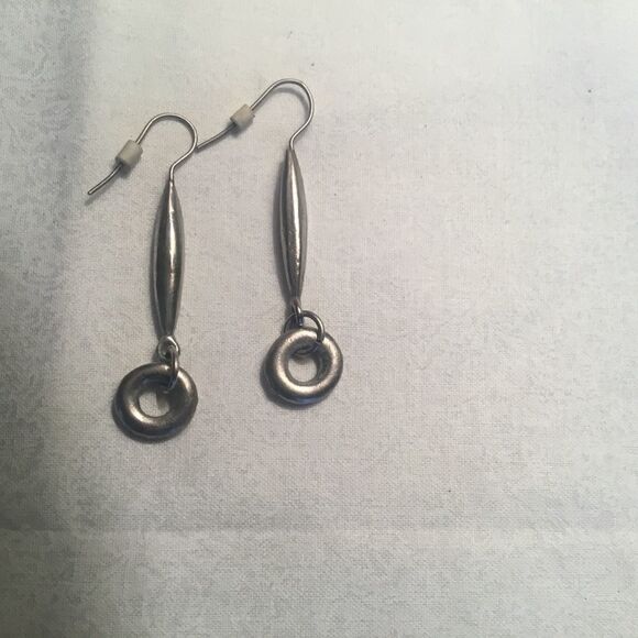 $8 ea or 3/$15. Silvertone Earrings. - Picture 1 of 4